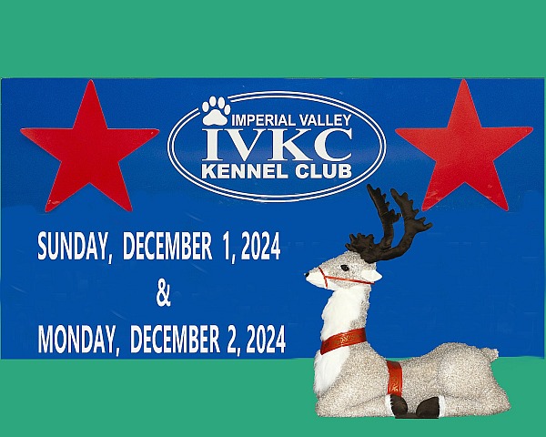 Imperial  Valley SUNDAY 1 December & MONDAY  2 December 2024