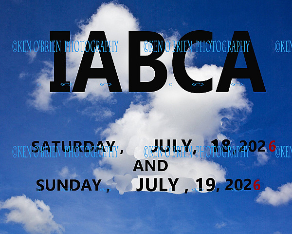 IABCA  Saturday  JULY 18, 2026  & Sunday  JULY 19, 2026