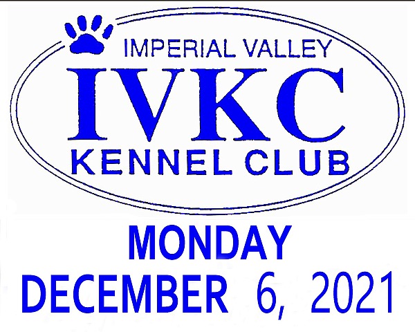 Imperial Valley K.C.  Monday   DECEMBER  6, 2021