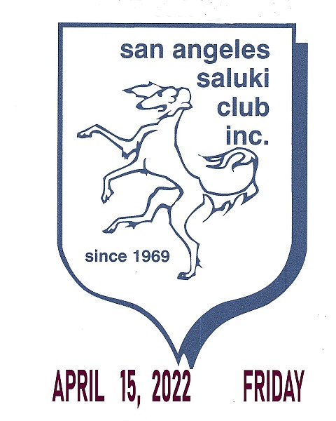 SAN  ANGELES  SALUKI CLUB  15 APRIL  2022  Friday
