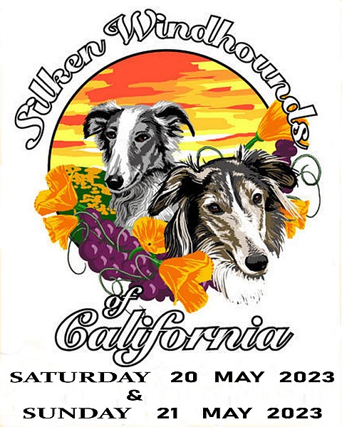 SILKEN  WINDHOUND CLUB of CALIFORNIA  Saturday & Sunday May 20 & 21, 20233